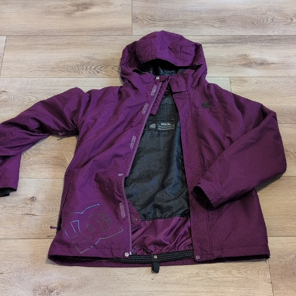 DC Jackets & Blazers - Purple Hooded Jacket